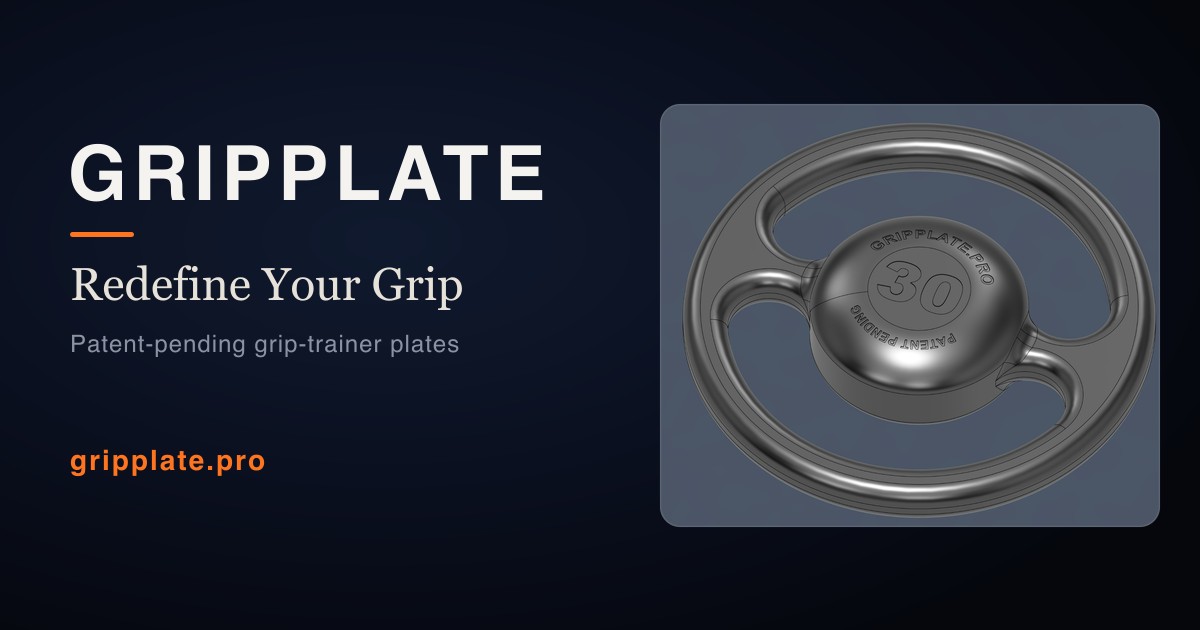 GripPlate — grip-trainer weight plate